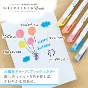 ZEBRA Mildliner Brush 柔和淡色雙頭軟頭筆