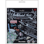 吳竹 A to ZIG Let's Start Creating Chalkboard Art with Posterman 黑板畫基礎教學書