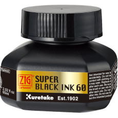 吳竹 ZIG Cartoonist Super Black Ink 60ml