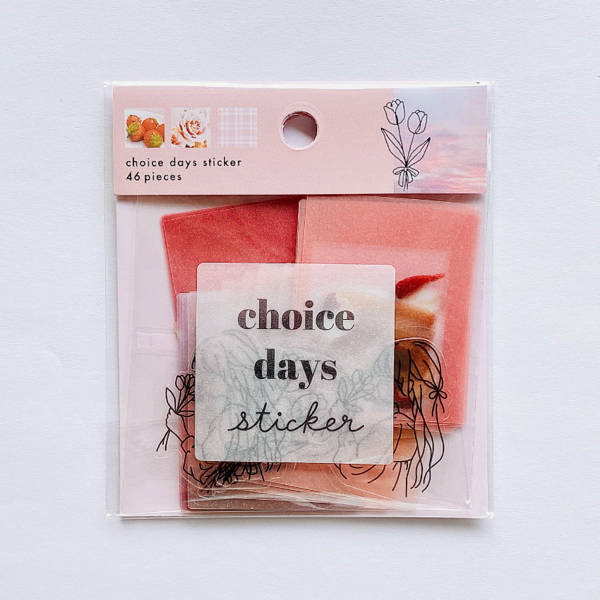 CRUX 貼紙: Choice Days (Sweet Coral)