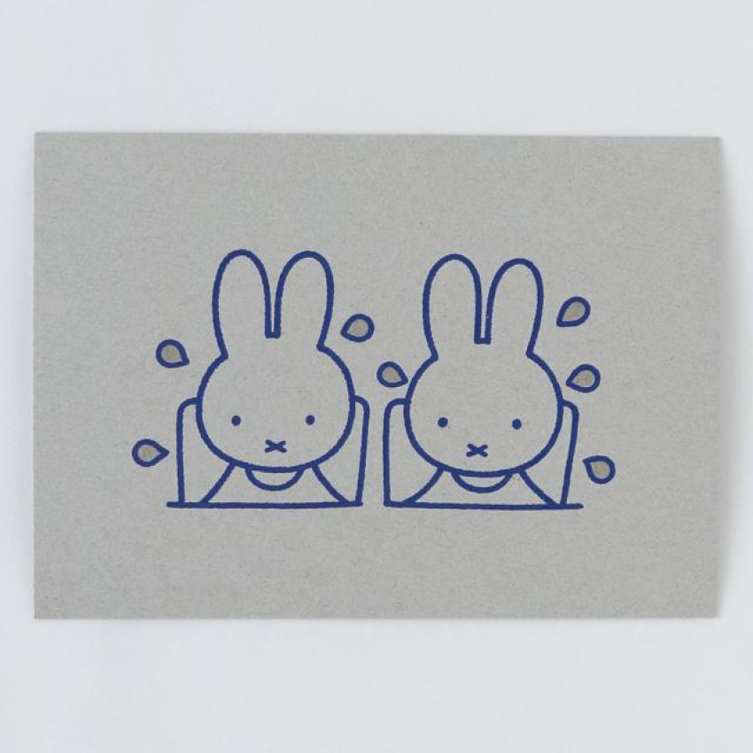 日本明信片: 浮雕款 Miffy/Pool (BM-079)