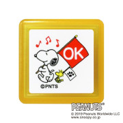 日本 SNOOPY 浸透印: OK (紅墨)