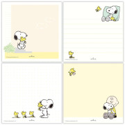 HALLMARK 日版 SNOOPY Be youself系列 便條紙/黃色 (812287) (4款共100張入)