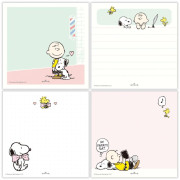 HALLMARK 日版 SNOOPY Be youself系列 便條紙/綠色 (812256) (4款共100張入)