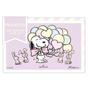 HALLMARK 日版 SNOOPY Be youself系列 心意卡連信封/紫色 (812119) (4套入)