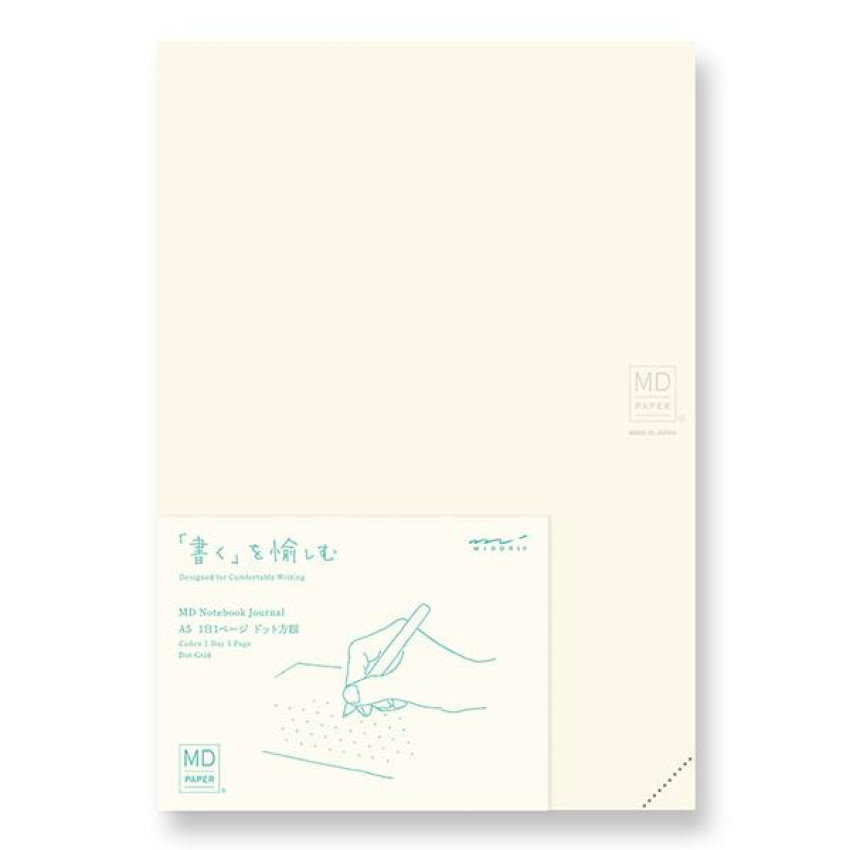 MIDORI A5 MD Notebook Journal (1日1頁) (網格款) [新版]