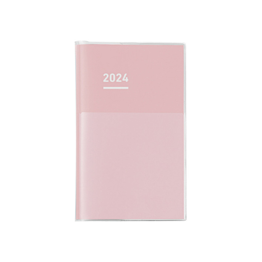 KOKUYO JIBUN TECHO 自我手帳 mini Diary 2024 (Pink)