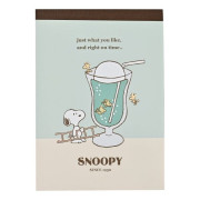 日本製SNOOPY A6 便條本: 喫茶系列/ B (2款共50張入)