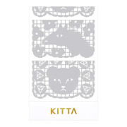 KING JIM KITTA便攜片裝貼紙組: Special 和紙燙銀系列/ Lace (KITH010)