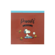 日本SNOOPY 便條本: PEANUTS AMERICAN TASTE 9 系列/Red款 (4款共100張入)