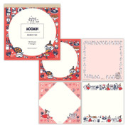 HALLMARK 日版 MOOMIN Little Happiness系列 便條紙/紅色 (826079) (4款共100張入)