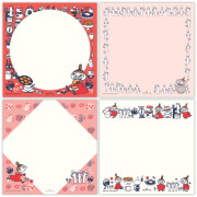 HALLMARK 日版 MOOMIN Little Happiness系列 便條紙/紅色 (826079) (4款共100張入)