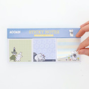 日本MOOMIN 便利貼組合: 23AW/Blue (3款共150張入)