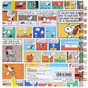 日本製 SNOOPY 鐵圈方型筆記本 (5mm方格): Peanuts Comical Scenes/SNOOPY