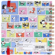 日本製 SNOOPY 鐵圈方型筆記本 (5mm方格): Peanuts Comical Scenes/Joe Cool