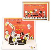 HALLMARK 日版 立體生日卡: SNOOPY Birthday Grand Piano