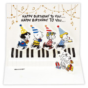 HALLMARK 日版 立體生日卡: SNOOPY On the Piano II