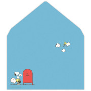 HALLMARK 日版 SNOOPY Stay Positive系列 信紙連信封套裝/藍色 (825744)