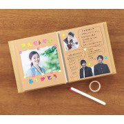 日本製 Light Free Album Scrapbook (8張入): S Size/牛皮紙色