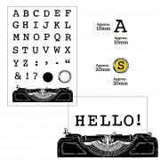 SAKURALALA 透明印章組合: Hello Small Things!系列/ Typeset (HST012)