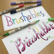 吳竹 ZIG Brushables Brush Pen 軟頭筆: 4色套裝