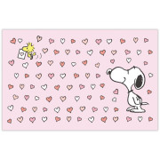 Hallmark 日版 SNOOPY Life with Snoopy and Friends系列 心意卡連信封/粉紅色 (830830) (4套入)