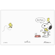 Hallmark 日版 SNOOPY Life with Snoopy and Friends系列 心意卡連信封/粉紅色 (830830) (4套入)