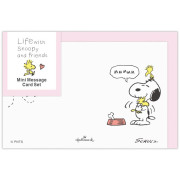 Hallmark 日版 SNOOPY Life with Snoopy and Friends系列 心意卡連信封/粉紅色 (830830) (4套入)