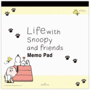 Hallmark 日版 SNOOPY Life with Snoopy and Friends系列 便條紙/黃色 (831004) (4款共100張入)