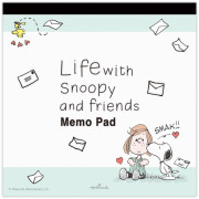 Hallmark 日版 SNOOPY Life with Snoopy and Friends系列 便條紙/綠色 (830977) (4款共100張入)