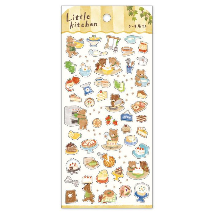 MIND WAVE 貼紙: Little Kitchen系列/蛋糕店 (81791)