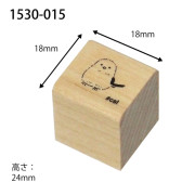 KODOMO NO KAO I Love Stamp系列 木柄橡皮印章: 1530-015 蛋糕架月和日