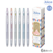 日本限定 PILOT Juice 啫喱筆 0.5mm 馬戲團系列: 6色套裝