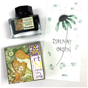 吳竹 ink-cafe Art nouveau 系列墨水: Zsolnay Green (ECF160-540)