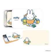 日本 Miffy 圖案便條紙25張及金屬小盒 (EB347) (隨機款)