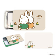 日本 Miffy 圖案便條紙25張及金屬小盒 (EB347) (隨機款)