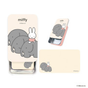 日本 Miffy 圖案便條紙25張及金屬小盒 (EB347) (隨機款)