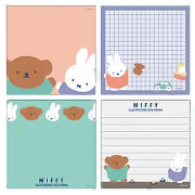 日本製 Miffy 方型Memo紙本: Miffy & Boris (BN24-43)