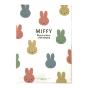 日本製 Miffy A4透明文件夾/Miffy with Colors (BS24-67)