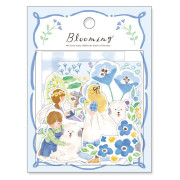 MIND WAVE 片裝貼紙包: Blooming系列/Blue (81831)