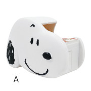 日本 Snoopy 公仔頭造型膠紙座 (附Snoopy紙膠帶)