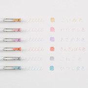 MITSUBISHI PENCIL uni-ball ONE 啫喱筆 悠閒夏日 限定色: 0.38mm 6色套裝