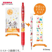 日本限定 ZEBRA SARASA Clip 0.5mm 啫喱筆 Disney Fantasy 限定版: 4色套裝