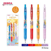 日本限定 ZEBRA SARASA Clip 0.5mm 啫喱筆 Disney Fantasy 限定版: 4色套裝