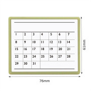 KODOMO NO KAO NOTE stamp 墨水不易透紙浸透印 限定套裝: 007 Tracker Calendar