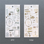 MIND WAVE 貼紙: frame collage 系列/beige (81977)