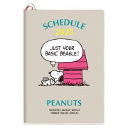 日本製 2025年 B6尺寸 Monthly & Block Weekly Diary: PEANUTS/Snoopy (2024.10-2025.12)