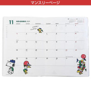 日本製 2025年 B6尺寸 Monthly & Block Weekly Diary: PEANUTS/Snoopy (2024.10-2025.12)