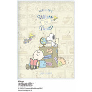 日本製 2025年 B6尺寸 Comic Design Block Weekly Diary: PEANUTS/Snoopy Travel (2024.10-2025.12)