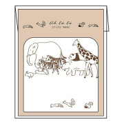 日本製 圖案便利貼: animals (30張入)